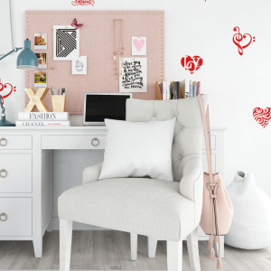 Set 6 sabloane A4, gama Love, personalizare in regim DIY