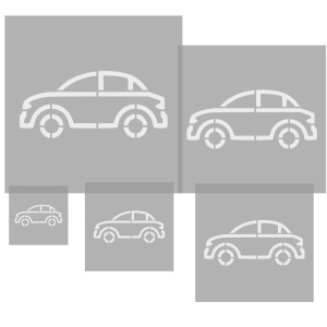 Set of 5 Reusable Stencils Machine SP254
