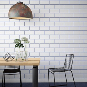 Stencil 70x45cm, thickness 0.5mm or 1mm, Brick Lines, Reusable Repetitive SP184 (includes 3 x mini-Stencils)