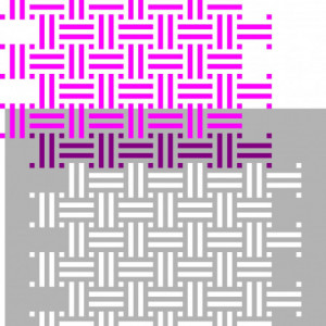 Stencil 83x65cm, Repetitive, Interlocking Fabric - SP200.830x650 - Img 3