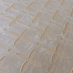 Stencil 89 x 59cm, Cross & Dots SP167, Reusable, Repetitive - Img 5