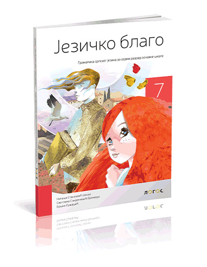 SRPSKI JEZIK 7,GRAMATIKA "JEZIČKO BLAGO " za sedmi razred Novi Logos
