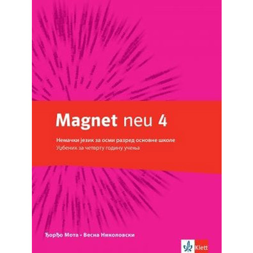 NEMAČKI JEZIK 8,MAGNET NEU 4,UDŽBENIK za osmi razred Klett