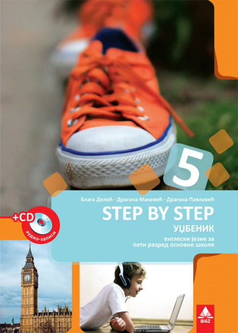 STEP BY STEP 5, UDŽBENIK + CD iz engleskog jezika za peti razred BIGZ ŠKOLSTVO