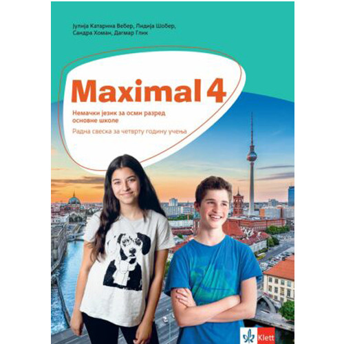 NEMAČKI JEZIK 8,MAXIMAL 4,RADNA SVESKA za osmi razred Klett