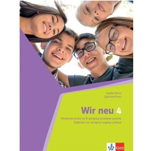 NEMAČKI JEZIK 8,WIR NEU 4,UDŽBENIK za osmi razred Klett
