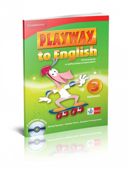 ENGLESKI JEZIK 3,PLAYWAY TO ENGLISH UDZBENIK za 3.razred sa QR kodom Klett