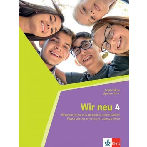 NEMČKI JEZIK 8,WIR NEU 4,RADNA SVESKA za osmi razred Klett