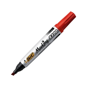Bic permanent marker crveni 2300 kosi vrh