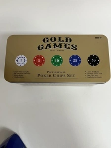 Poker chips set professional 18616