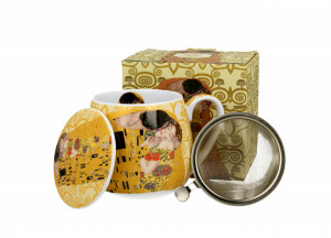 ŠOLJA TEA THE KISS ECRU