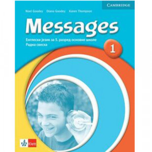 ENGLESKI JEZIK 5,MESSAGES 1 RADNA SVESKA za peti razred sa QR kodom Klett
