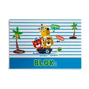 BLOK BROJ 2 mix boja