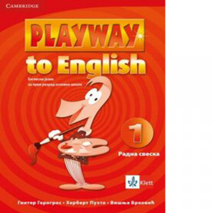 ENGLESKI JEZIK 1 PLAYWAY TO ENGLISH RADNA SVESKA za prvi razred sa QR kodomKlett