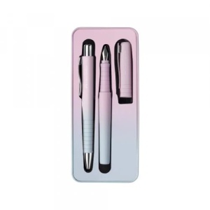 Faber-Castell Set Faber Castell Poly hemijska olovka + naliv pero M Blushing sky 241054 - Img 2