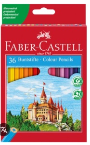 FABER-CASTELL DRVENE BOJICE 1/36 VITEZ