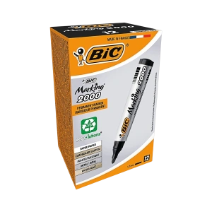 Bic permanent marker crni 2000 obli vrh - Img 2