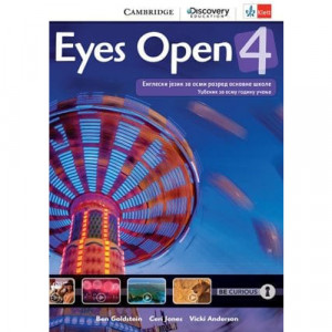 ENGLESKI JEZIK 8,EYES OPEN 4,UDŽBENIK za osmi razred Klett