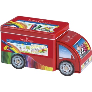 Flomasteri u metalnoj kutiji 1/33 Faber-Castell CONNECTOR TRUCK - Img 2