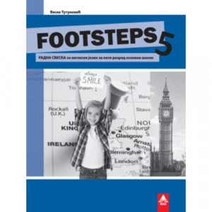 FOOTSTEPS 5, RADNA SVESKA iz engleskog jezika za peti razred BIGZ ŠKOLSTVO