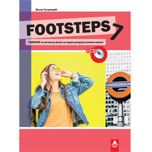 FOOTSTEPS 7, UDŽBENIK + CD iz engleskog jezika za sedmi razred BIGZ ŠKOLSTVO