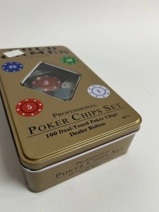 Poker chips set professional 18612