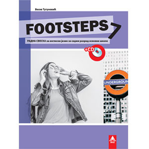FOOTSTEPS 7, RADNA SVESKA iz engleskog jezika za sedmi razred BIGZ ŠKOLSTVO
