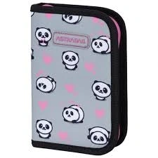 Pernica puna 1zip 1preklop AC11 Panda Astrabag 503024008 siva