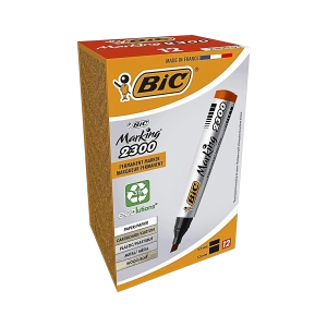 Bic permanent marker crveni 2300 kosi vrh - Img 2