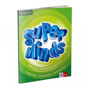 ENGLESKI JEZIK 3,SUPER MINDS RADNA SVESKA za treci razred sa QR kodom Klett