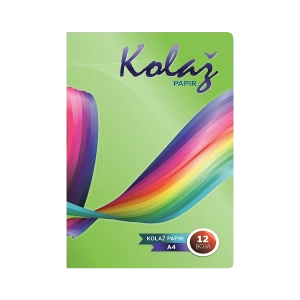 Kolaž papir A4 12 boja, ACECO