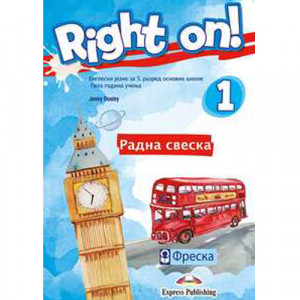 Right on 1, radna sveska 5. razred | Freska