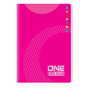 SVESKA A4 DIKTO, ONE COLOR ROZE