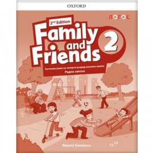 ENGLESKI JEZIK 4,FAMILY AND FRIENDS 2 ( 2nd edition),RADNA SVESKA za četvrti razred Novi Logos