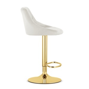 Barska stolica Kast white / gold baza - Img 4
