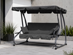 Baštenska ležaljka 2u1 TX dark gray BOLZZ