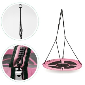 Baštenska ljuljaška 100 cm, roze - ECOTOYS - Img 5