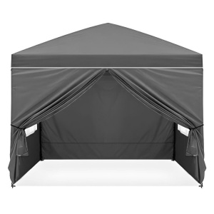 Baštenski šator/paviljon 3×3 m, automatski rasklopiv, sa 4 bočne stranice crni – MultiGarden - Img 6