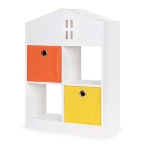 Drvena decija polica organizer 03A ECOTOYS - Img 2