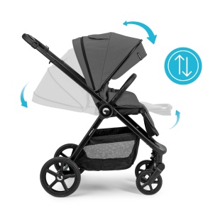 Kidnort Alskar kolica za bebe set 2u1 grey - Img 5