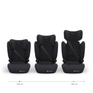 KINDERKRAFT AUTOSEDISTE I-SPARK 2 PLUS I SIZE BLACK - Img 2