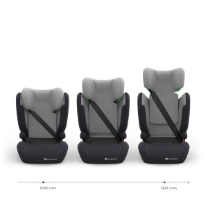 KINDERKRAFT AUTOSEDISTE I-SPARK 2 PLUS I SIZE GREY - Img 2
