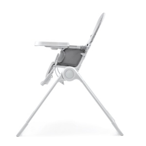 KINDERKRAFT STOLICA ZA HRANJENJE BINCI LIGHT GREY - Img 2