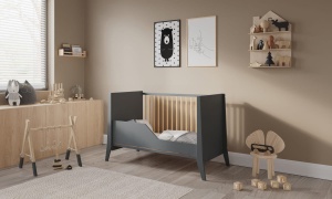 LETTINO COSMO KREVETAC 120X60 ANTRACIT PINE - Img 4