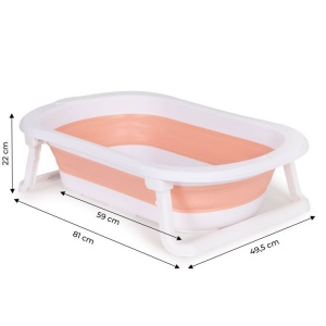SKLOPIVA KADICA ZA BEBE PINK SA ODVODOM ECOTOYS - Img 7