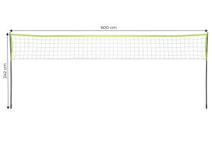 Sklopiva sportska mreža 600×240 cm za odbojku i badminton – MOVEPRO - Img 8