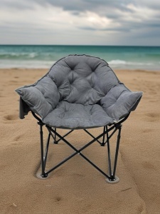 SKLOPIVA STOLICA ZA KAMPOVANJE RELAX GRAY BOLZZ - Img 3