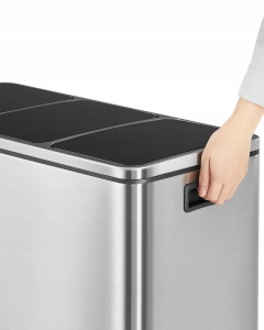 Trostruka kanta za odvajanje otpada, 3x18l - Img 4