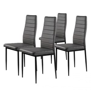 Trpezarijske stolice set 4 kom Tami dark gray - Img 1