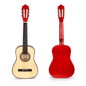 VELIKA DRVENA GITARA ZA DECU CRVENA - Img 1
